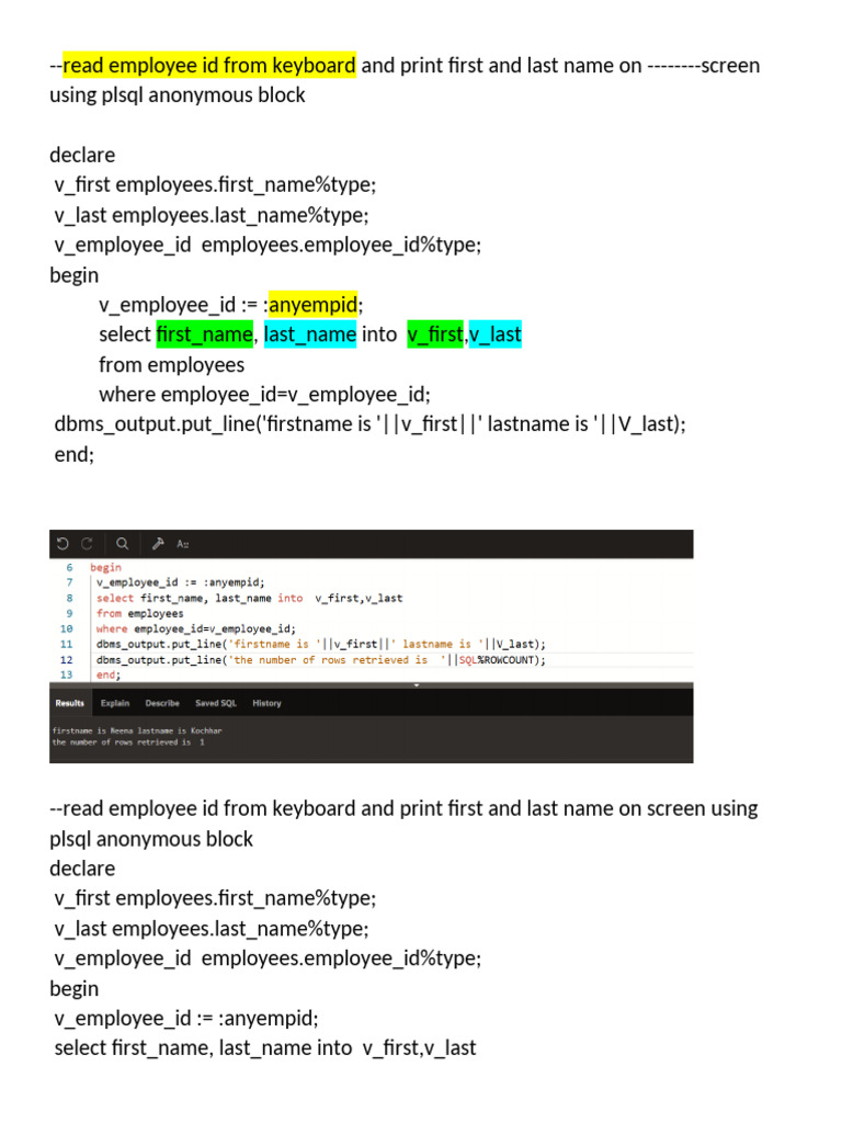 Lab Work Group 02 28 - 10 - 2024 | PDF | Pl/Sql | Databases