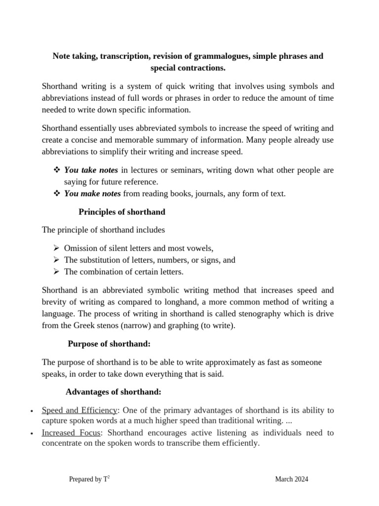 Stenography | PDF | Shorthand | Human Factors And Ergonomics