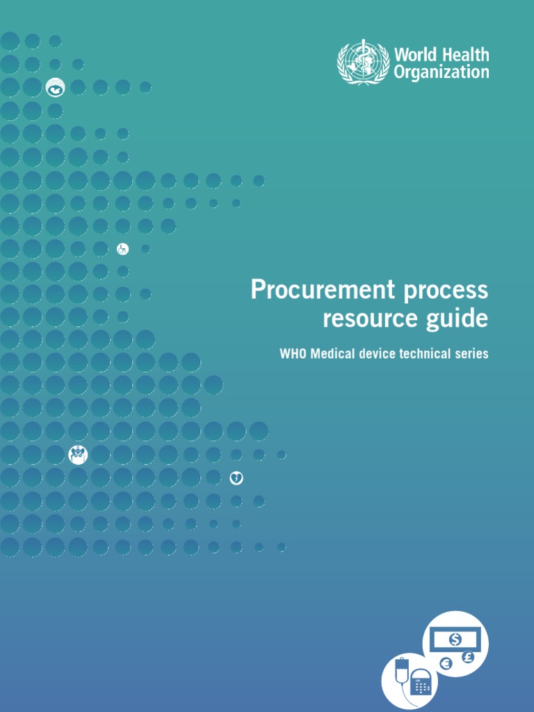 Procurement Process Resource Guide PDF Medical Device Procurement