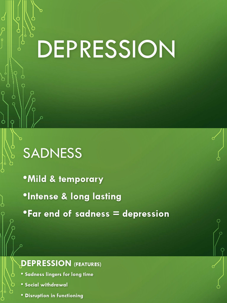 Depression | PDF | Major Depressive Disorder | Mood Disorders
