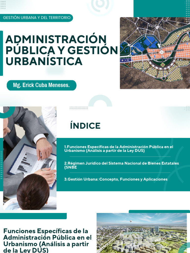 Gestión Urbana y Territorial Sostenible | PDF | Planificación urbana ...