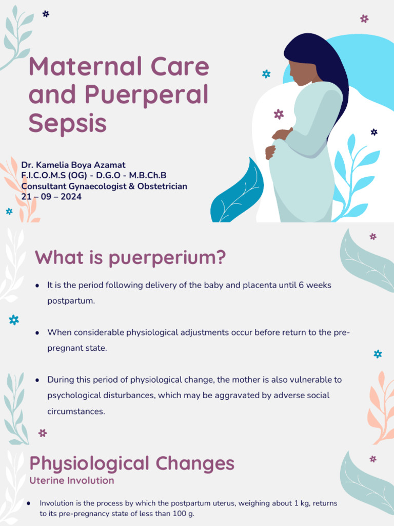 Maternal Care: Puerperal Sepsis Insights | PDF | Urinary Incontinence ...
