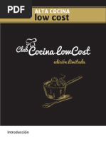 Club de Alta Cocina Low Cost