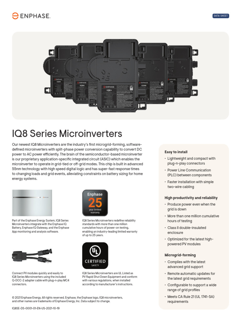 Iq8 Series Ds Us | PDF | Electric Power | Power Engineering