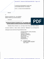 Defendants Dismas Charties. Inc.. Ana Gispert, Derek Thomas and Adams Leshota's Notice of Filing Proposed Mediation Order