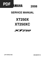 XT250 2008 Service Manual