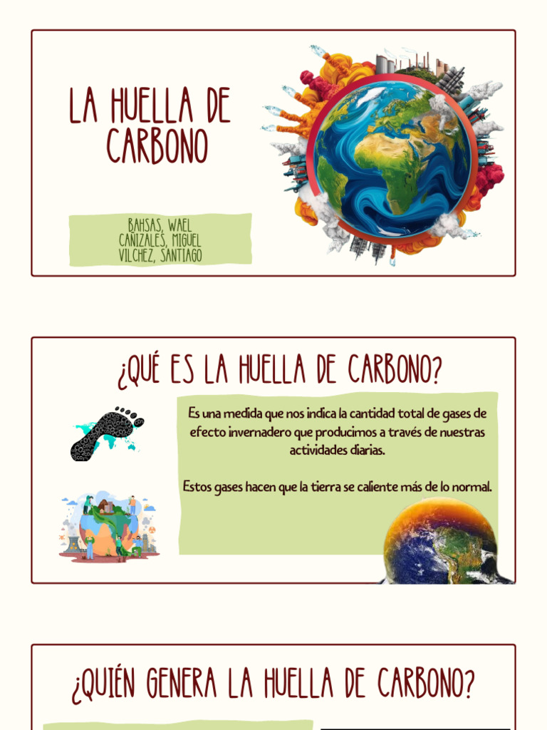 Cómo Reducir la Huella de Carbono | PDF | Gases de efecto invernadero ...