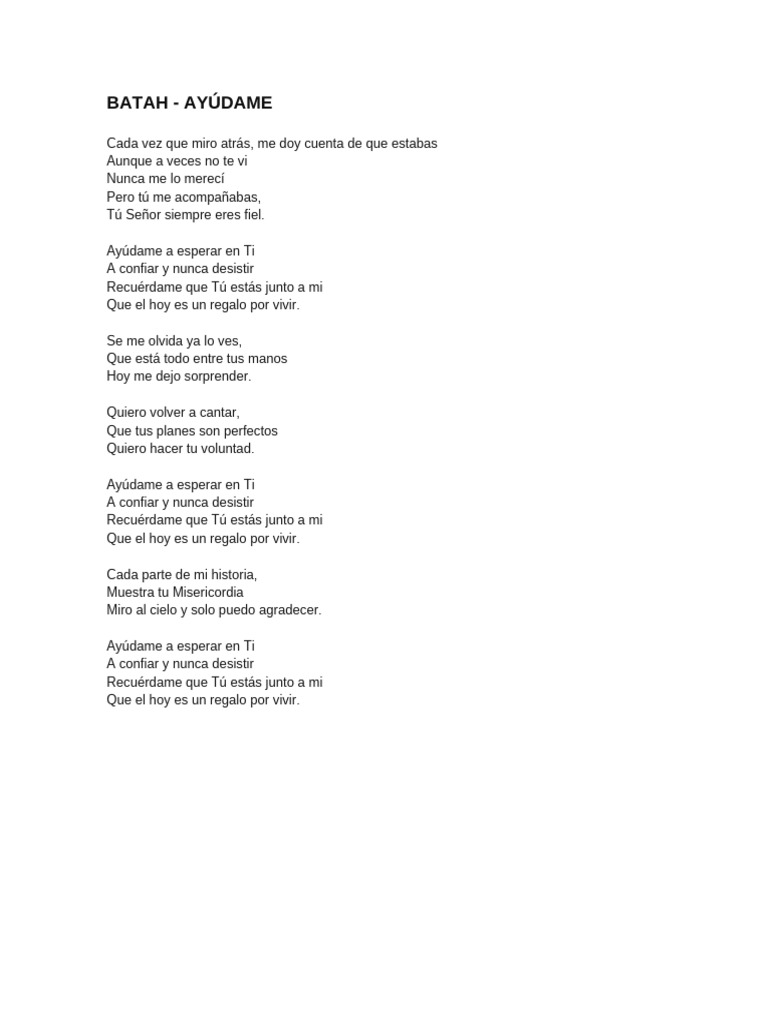 Letra de 