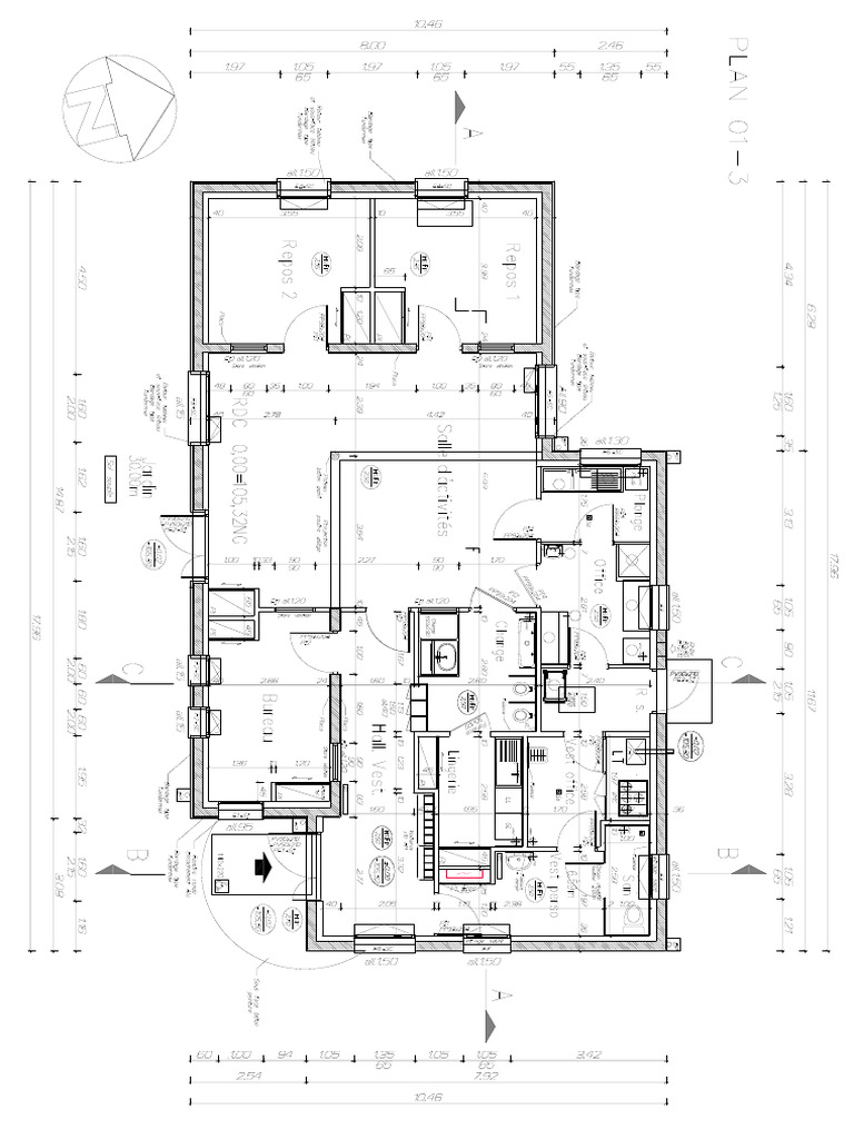 Plan 01 3 - RDC | PDF