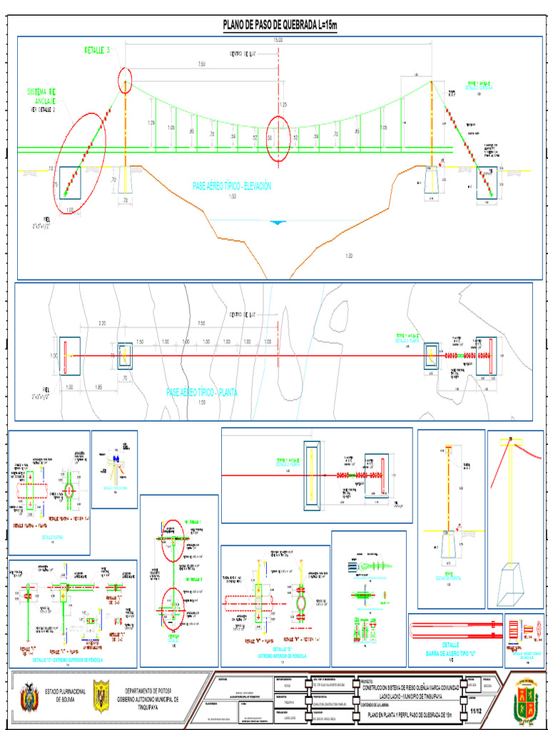 PLANO DE PASARELAS-PASARELA 10m | PDF