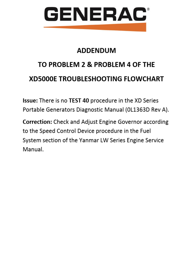 Addendum Xd5000e | PDF