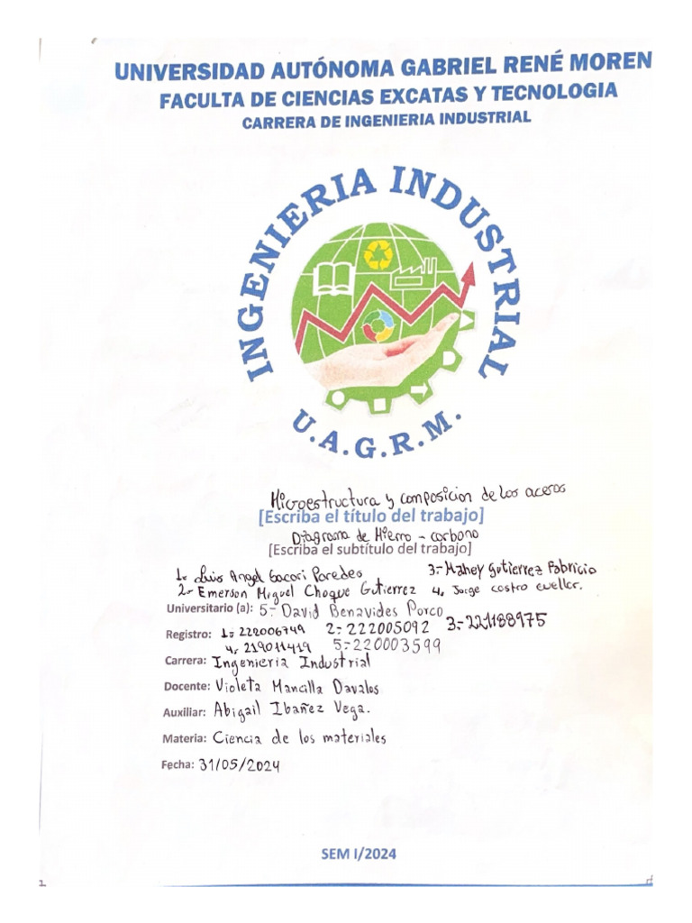 UNIVERSIDAD AUTÓNOMA GABRIEL RENÉ MOREN | PDF