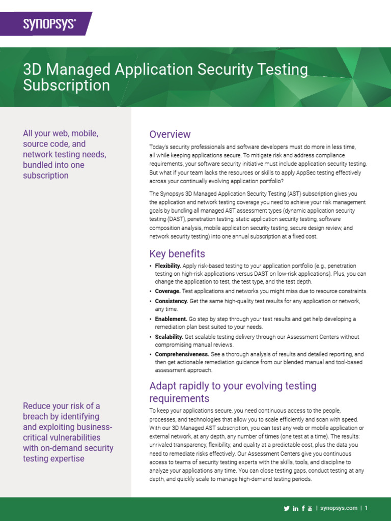 ds-managed-3d-ast | PDF | Computer Security | Security