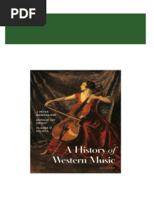 Get History of Western Music (Tenth Edition) 10th Edition J. Peter Burkholder A J. Peter Burkholder Donald Jay Grout &amp; Claude V. Palisca free all chapters