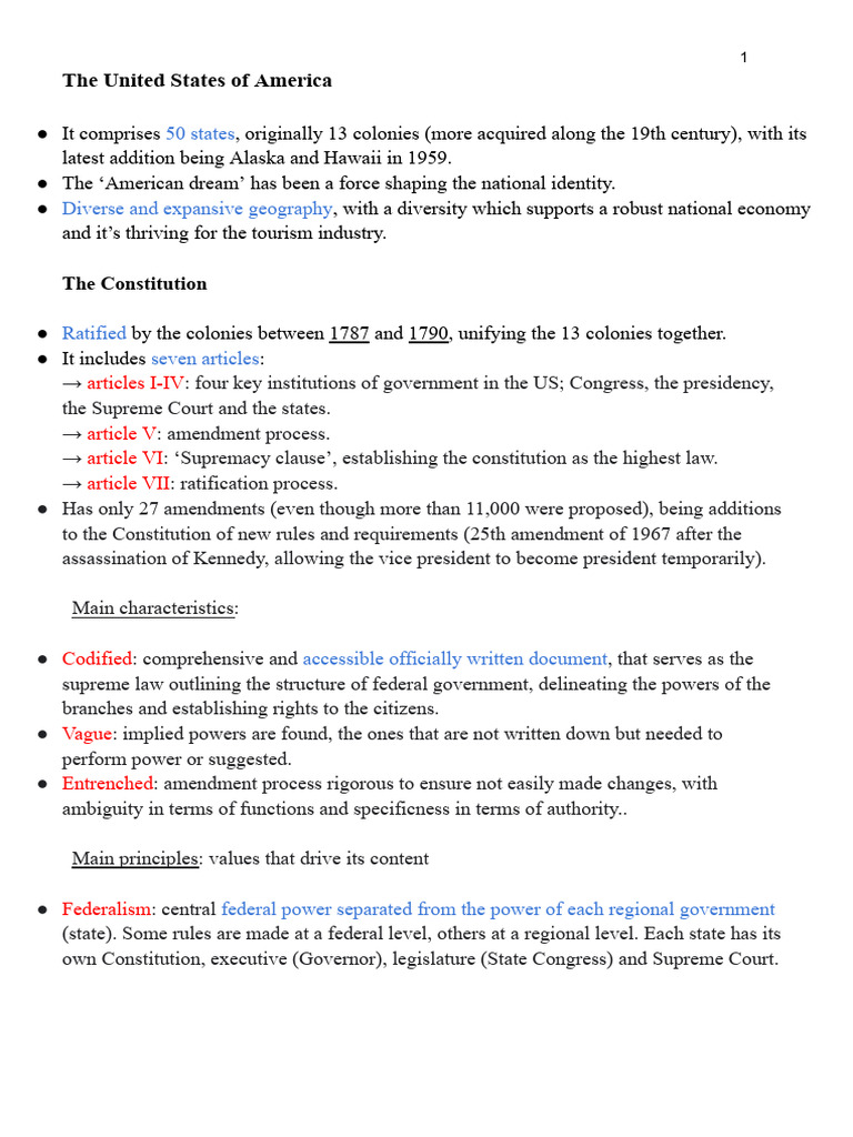 Resumen U1 USA PDF Presidents - 1