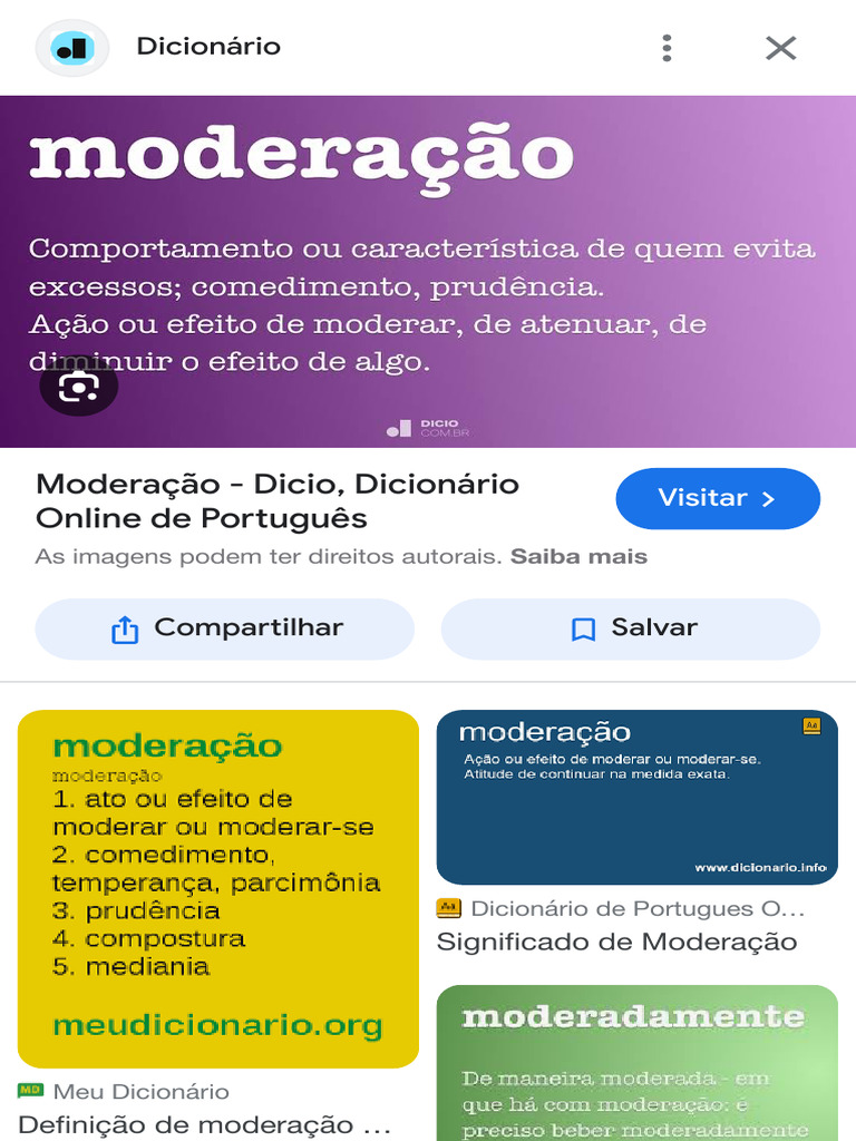 O Que É Moderação - Pesquisa Google | PDF