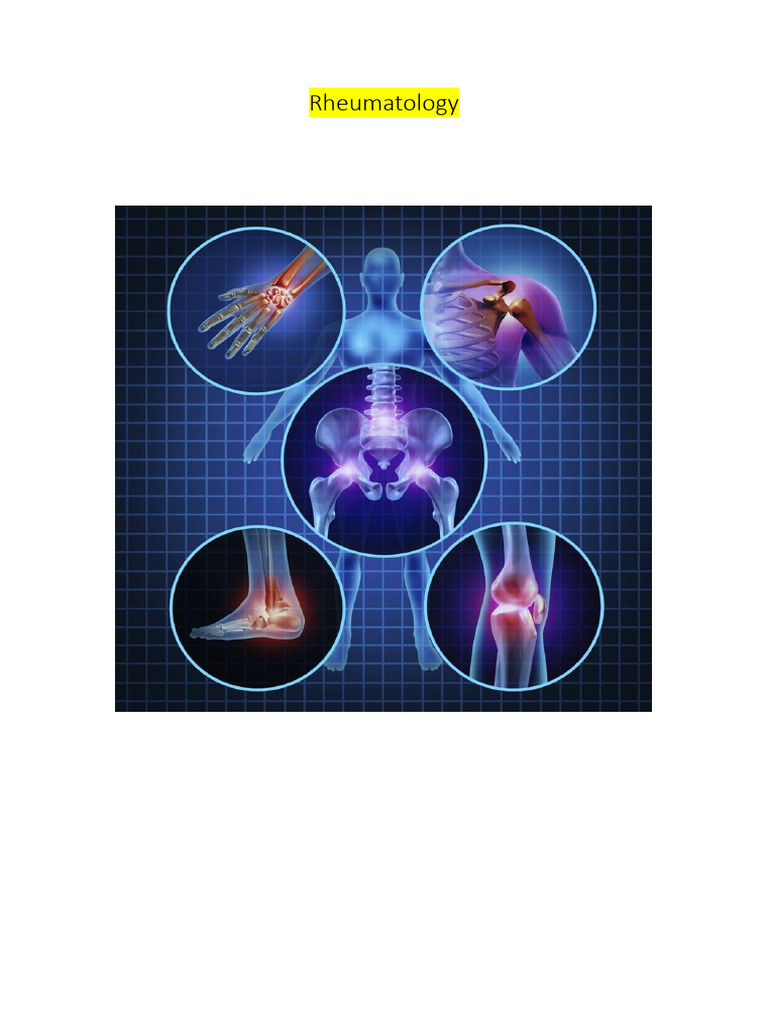 Rheumatology New | PDF | Gout | Osteoarthritis