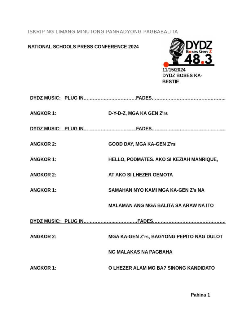 Edited Script 1.6 1 1 1 1 | PDF