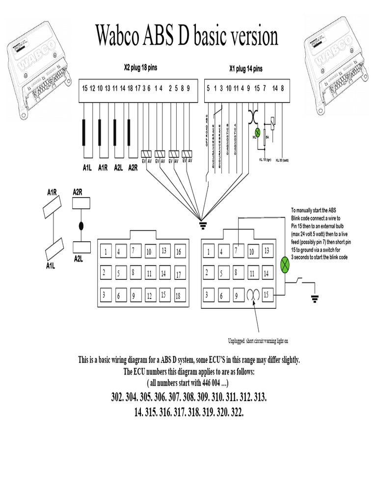 ABS D System Wiring Diagram | PDF | Anti Lock Braking System | Vehicle ...