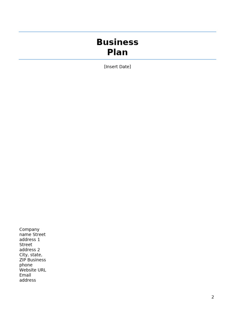 UPDATED Startup Business Plan Template 2022 STUDENT | PDF | Expense ...