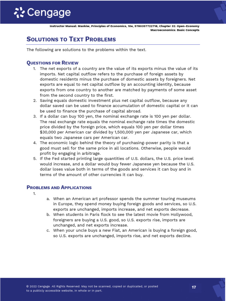CH32 Answer | PDF | Exchange Rate | Investing