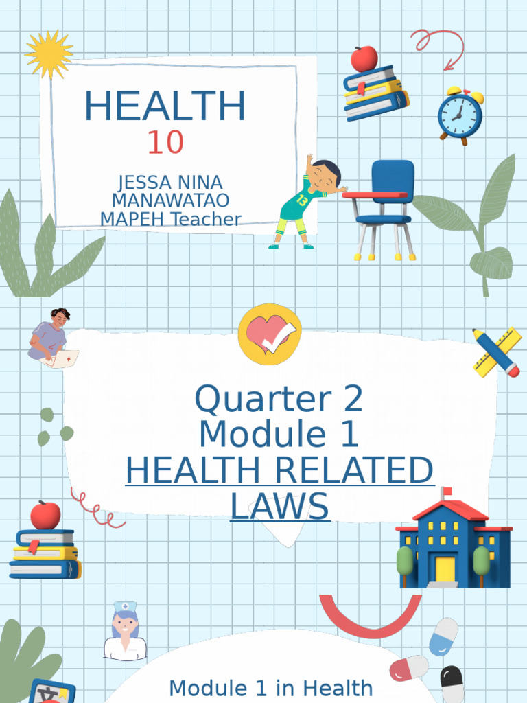 Q2 M1 Health Related Laws 1 1 | PDF | Hiv/Aids | Hiv