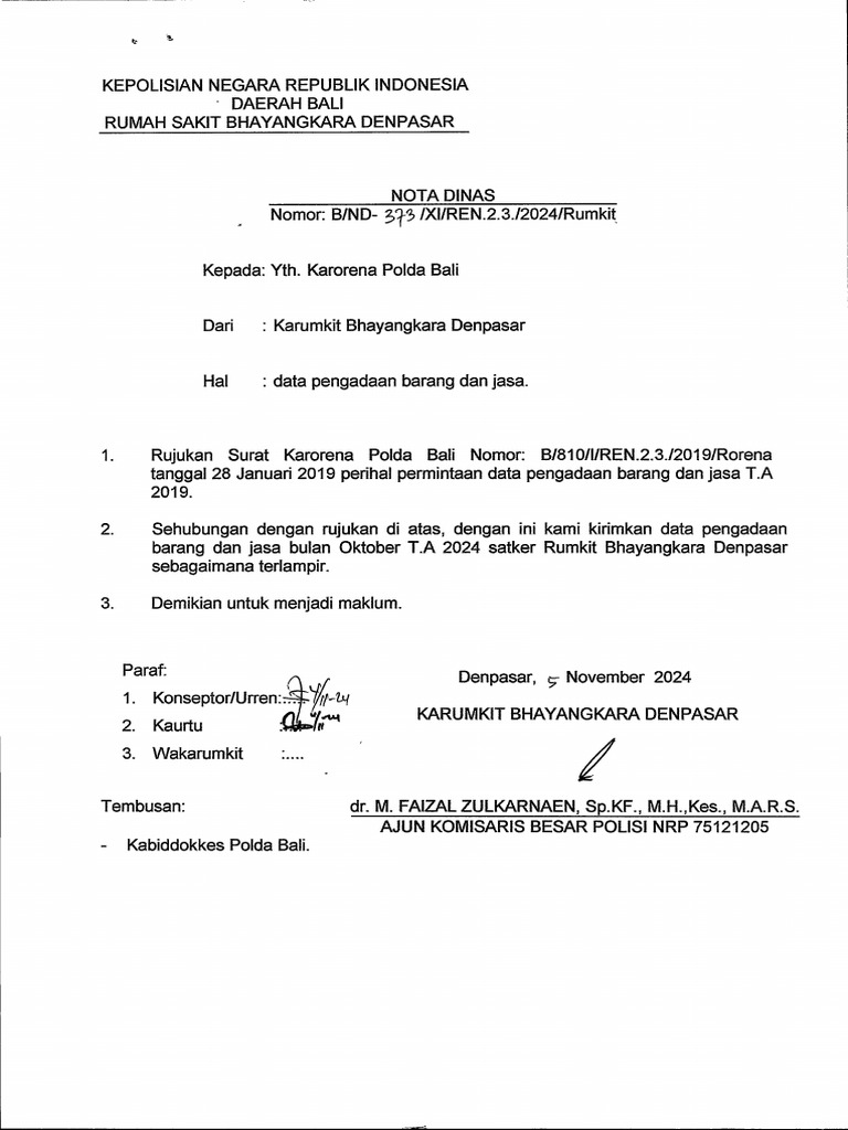 Laporan Pengadaan Barang Dan Jasa | PDF