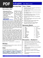 Our World: Student's Book Overview | PDF