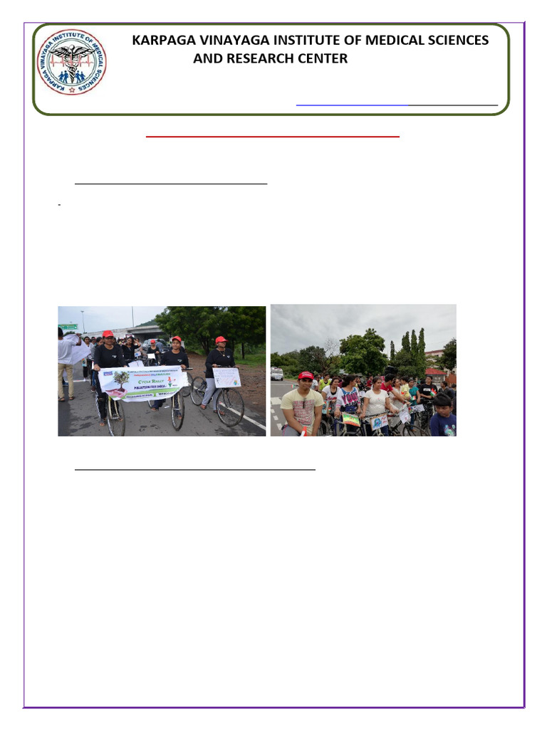 KIMS 2018-19 Community Events Report | PDF | Physical Examination ...