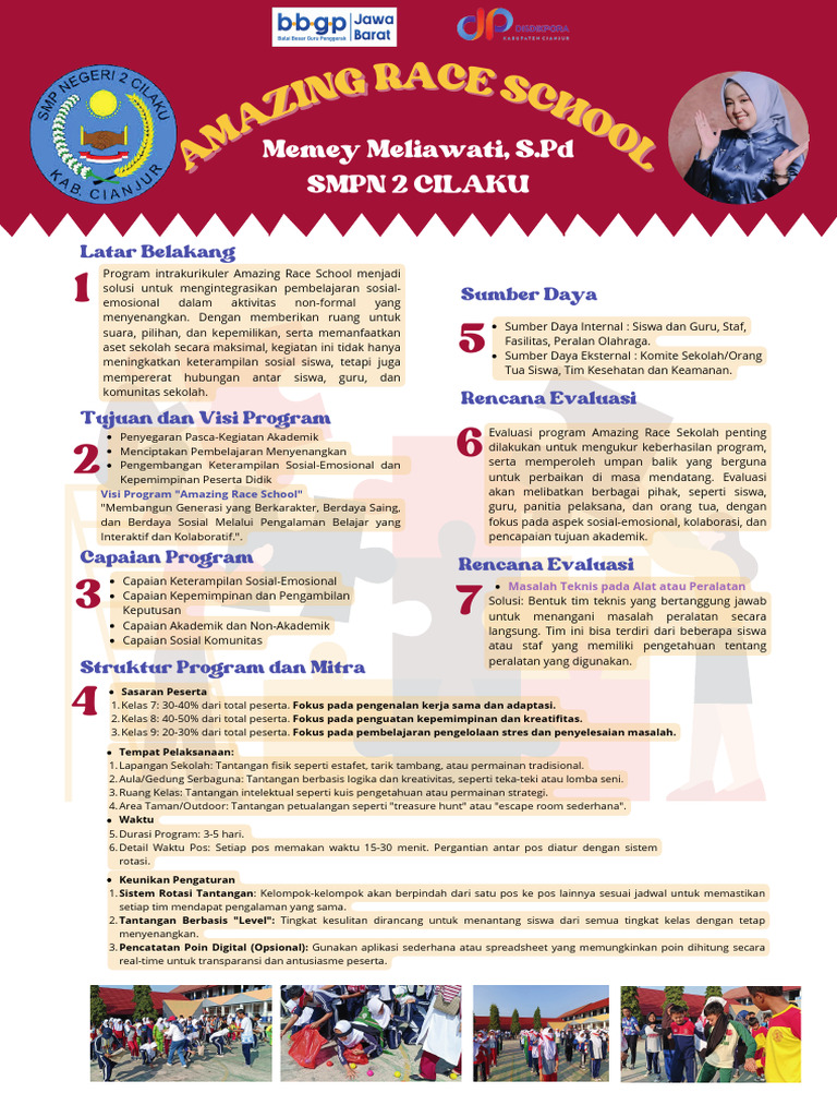 Program Amazing Race Sekolah: Keterampilan Sosial-Emosional | PDF