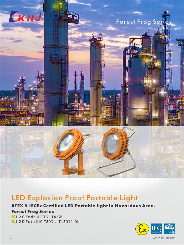 Explosion Proof LED Portable Light | PDF | Electrical Engineering ...