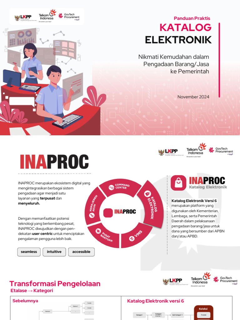 Panduan Katalog Elektronik INAPROC V6 | PDF