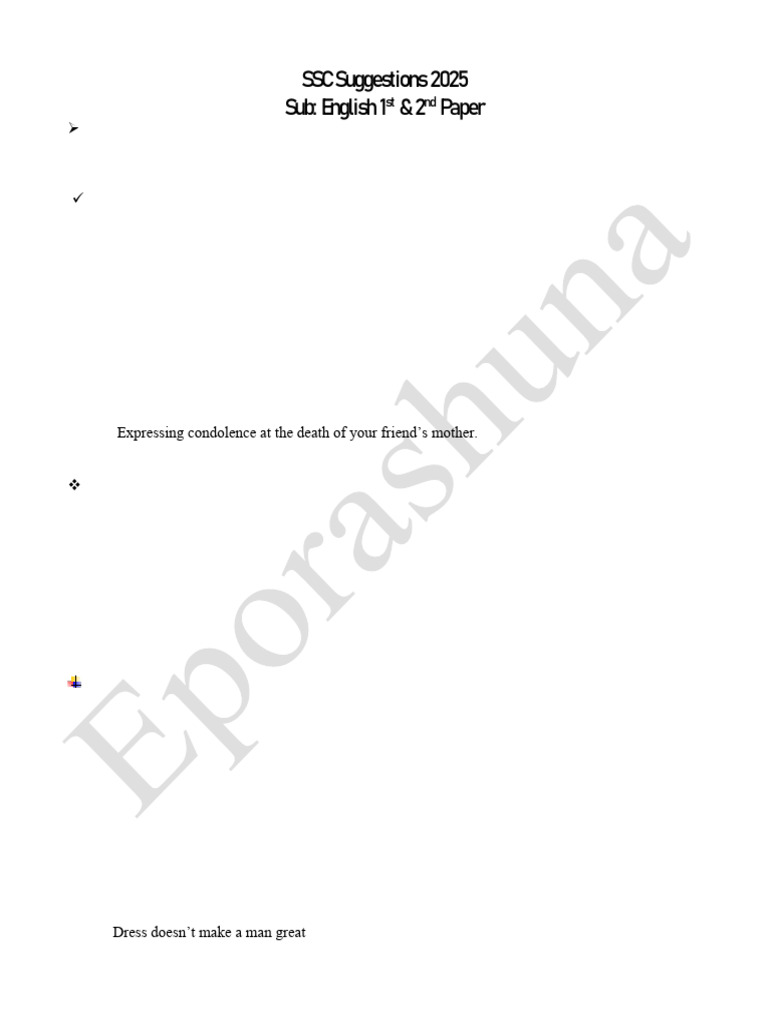 Ssc Suggestions 2025 Pdf