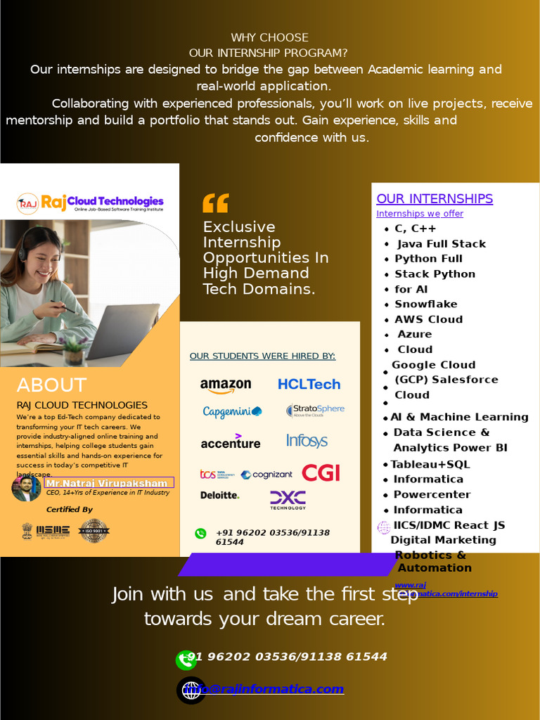 Ed-Tech Internships for IT Careers | PDF | Cloud Computing | Computing