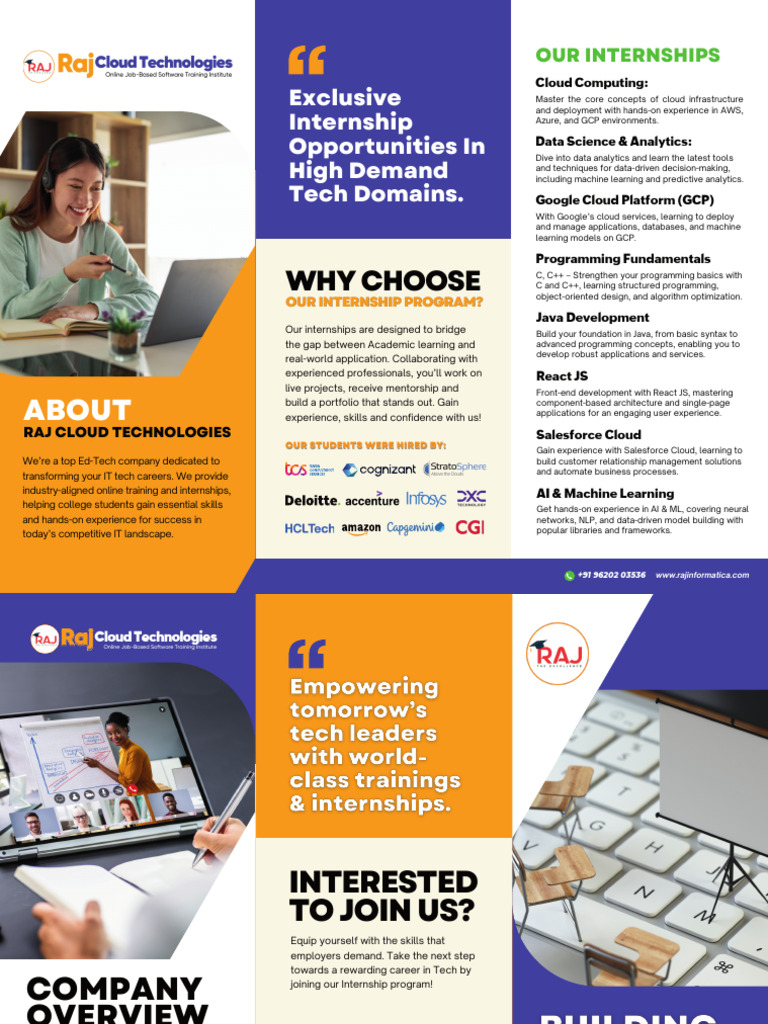 Cloud Tech Internships at Raj Informatica | PDF | Cloud Computing ...