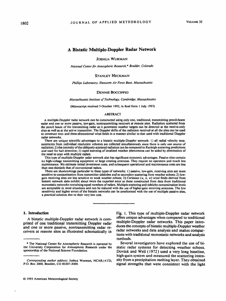 1993dec bistaticradarnetwork pdf