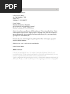 Modelo de Solicitação de Estágio