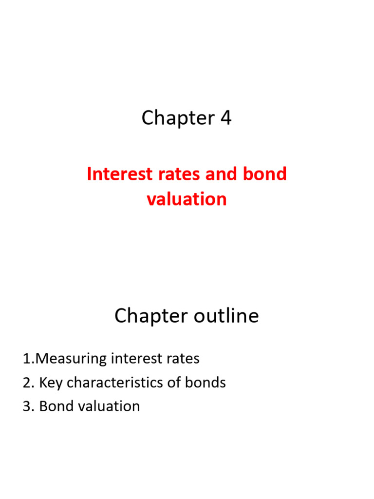 Chapter 4 Bond S Pdf Bonds Finance Bond Duration