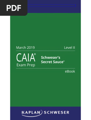 Schweser CAIA Level 2 Study Guide | PDF