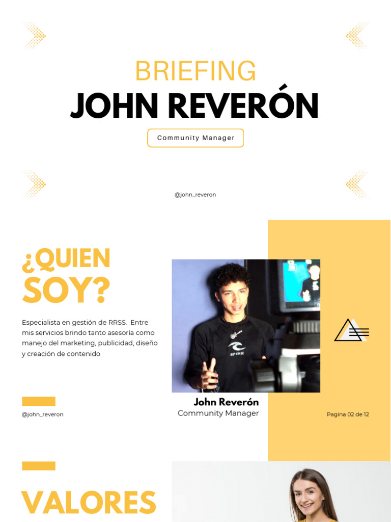 John Reverón - Briefing | PDF | Marketing | Medios de comunicación en masa