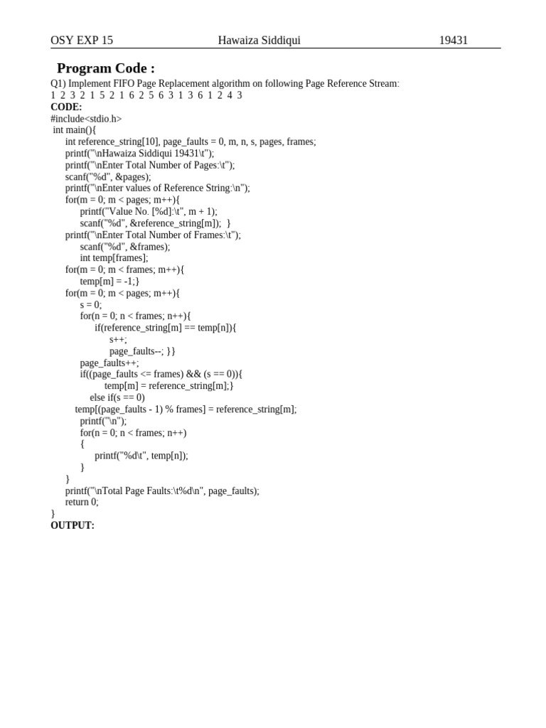 Osy Exp 15 | PDF