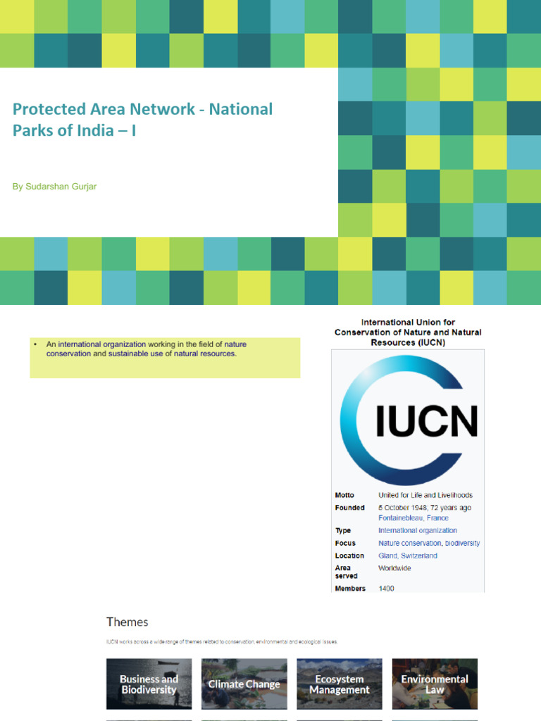National Parks Updated TR 2024 Sept | PDF | Endangered Species