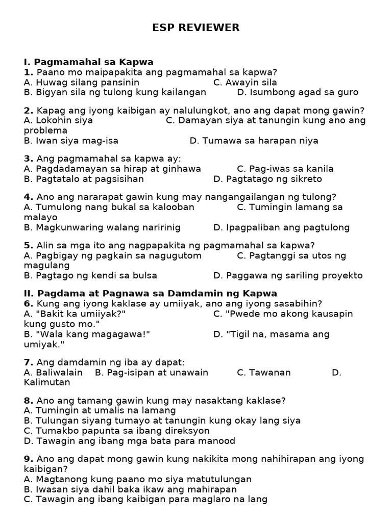 Esp Reviewer | PDF