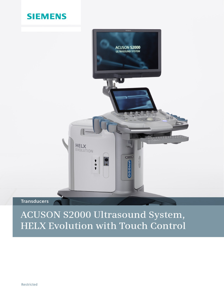 Transducer S2000 Flyer For HELX Evolution With Touch Control ...