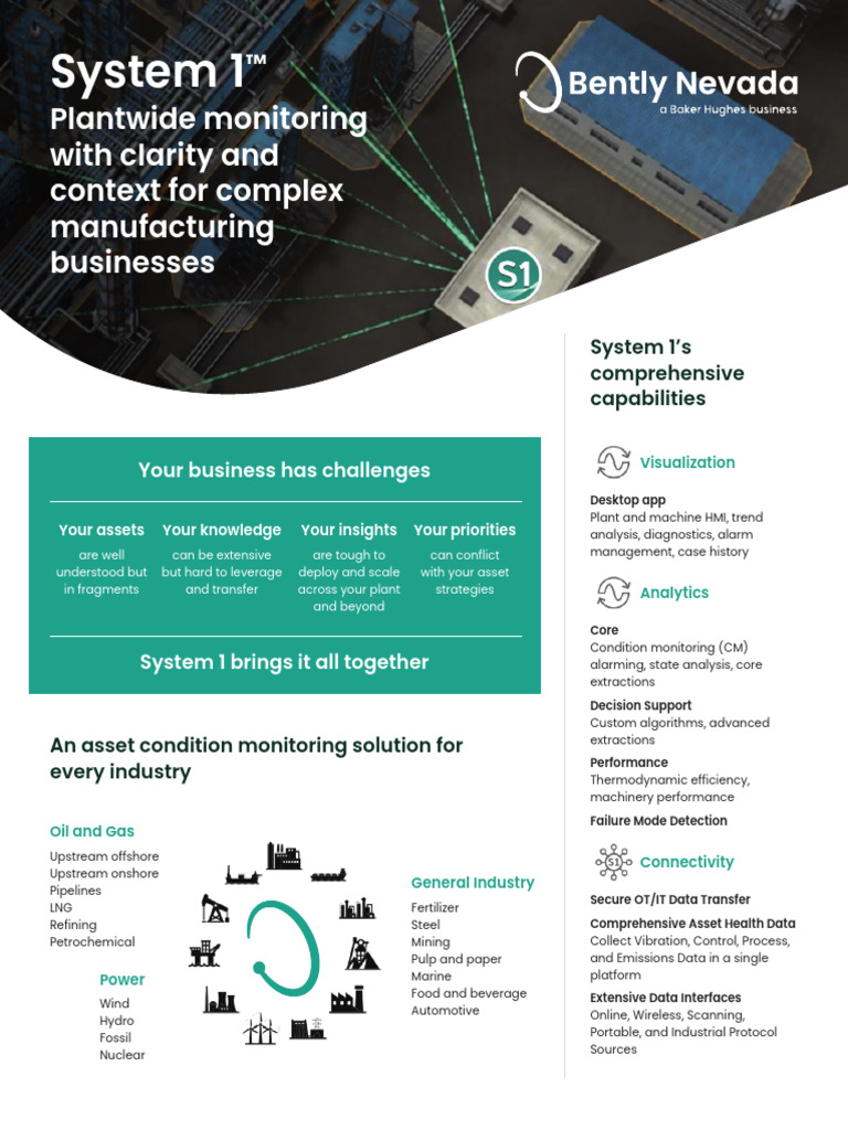BakerHughes BN System1 PlantwideMonitoring FS-090823-WEB | PDF | Computing