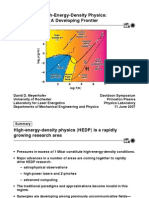 David D. Meyerhofer- High-Energy-Density Physics