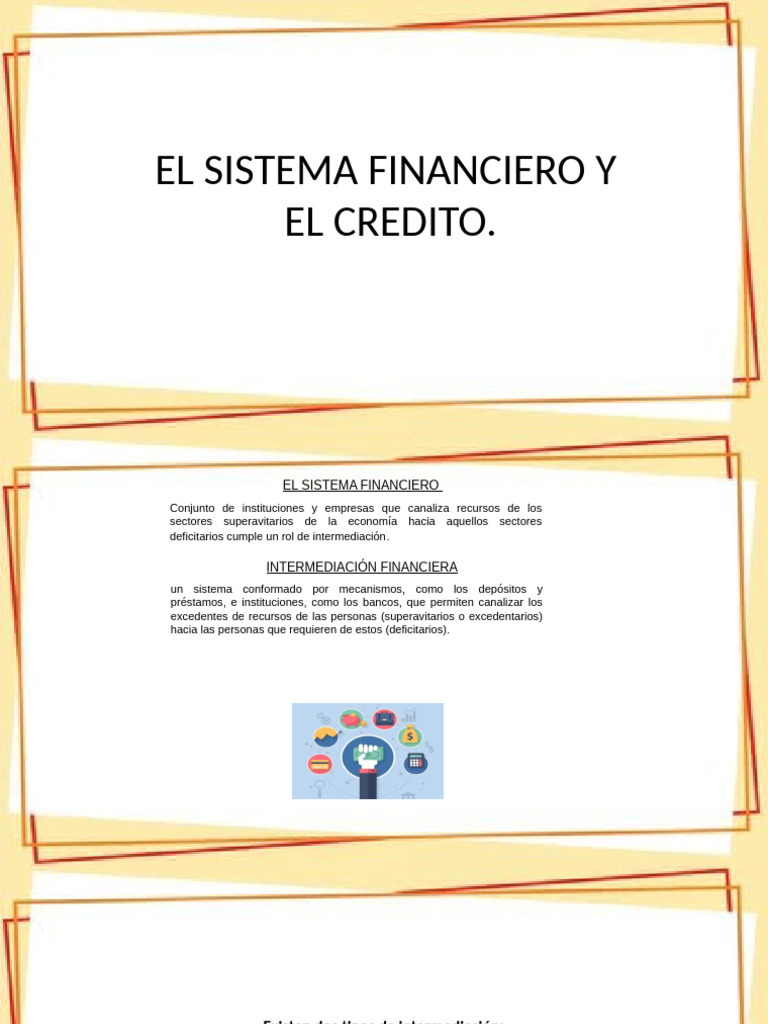 Sistema Financiero | PDF | Bancos | Sistema financiero