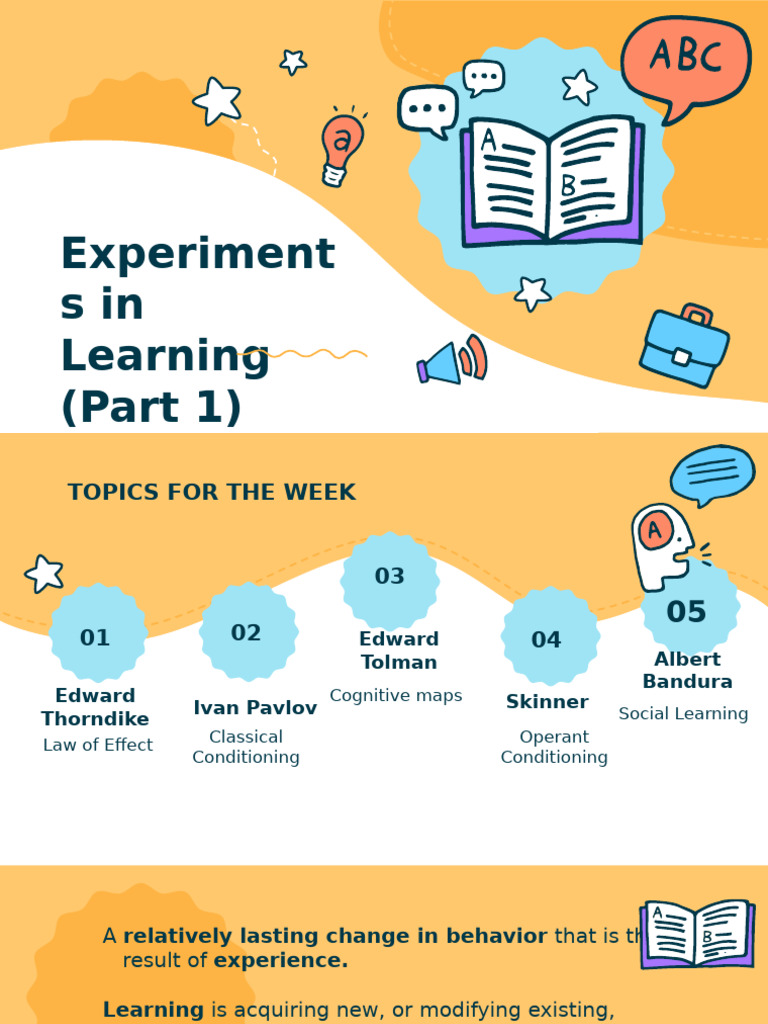 6 - Experiments in Learning PT 1 17102024 072658am | PDF | Classical ...
