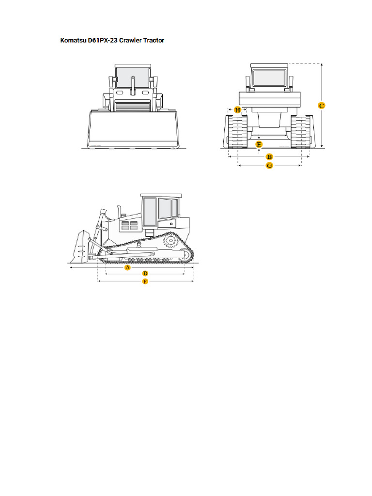 Komatsu D61PX-23 | PDF