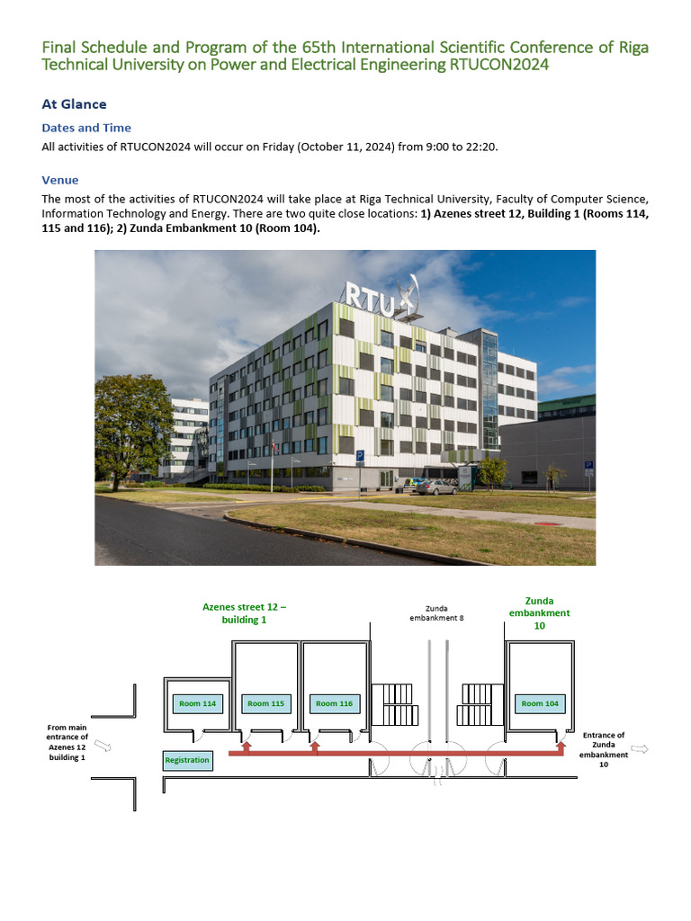 RTUCON2024 Schedule Overview | PDF